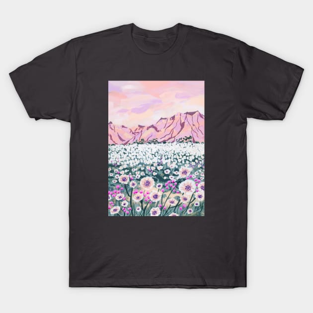 Pink Desert T-Shirt by Sarah Gesek Studio